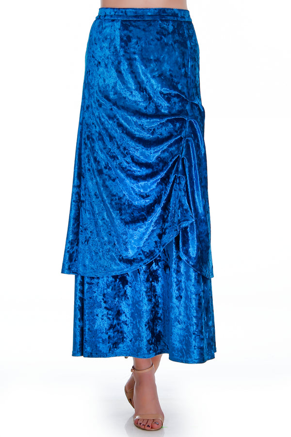 Fusta catifea albastra RM-49